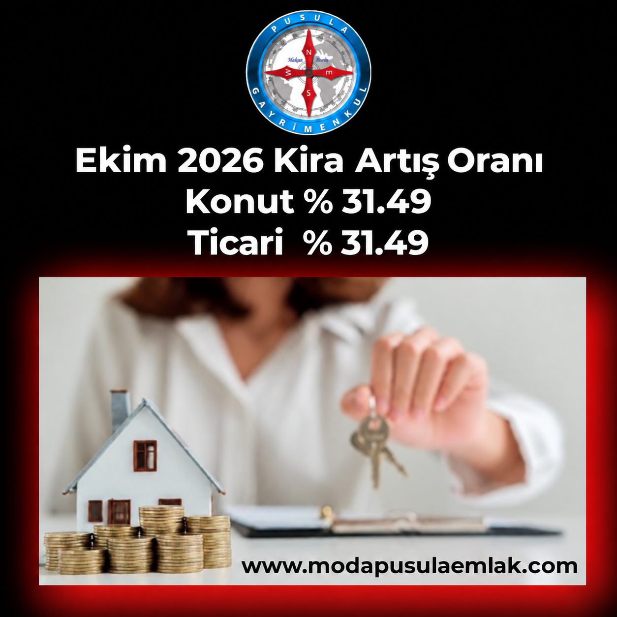 Ekim 2026 Kira Artış Oranı Belli Oldu